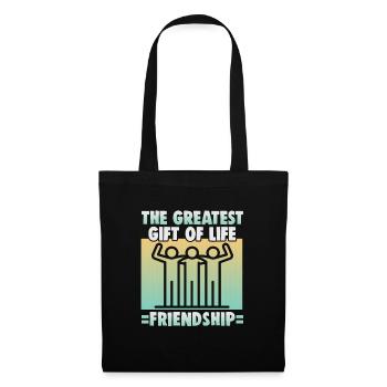 Friendship gift for good friend - Tote Bag - black - Front