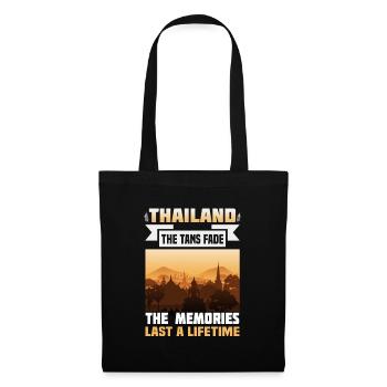 Thaïlande Beach Holiday by the Sea Design Beach Motif - Sac en tissu - noir - Devant
