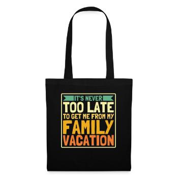 Road Trip Holiday Family Holiday Family Gift - Tote Bag - black - Front