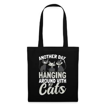 Cats Cat Owner Pet Animals Gift - Tote Bag - black - Front
