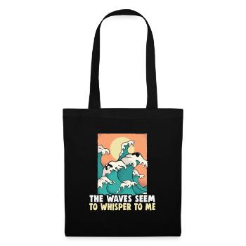 Beach holiday by the sea Design beach motif - Tote Bag - black - Front