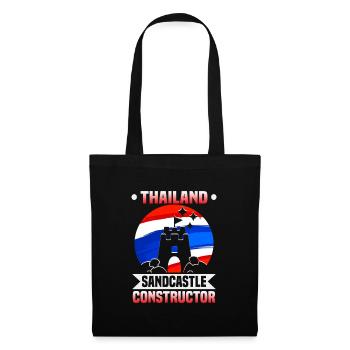 Thaïlande Beach Holiday by the Sea Design Beach Motif - Sac en tissu - noir - Devant