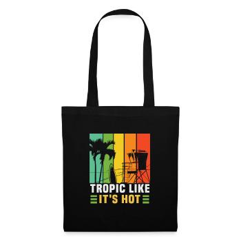 Beach holiday by the sea Design beach motif - Tote Bag - black - Front