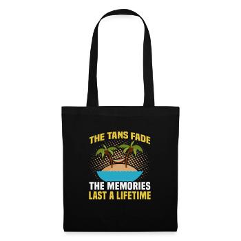 Beach holiday by the sea Design beach motif - Tote Bag - black - Front