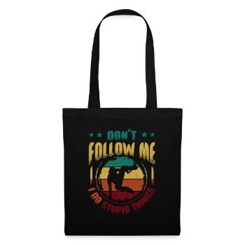 I do stupid things, parkour free running. - Tote Bag - black - Front