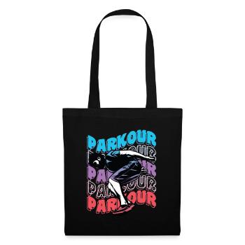 Free-running parkour - Tote Bag - black - Front