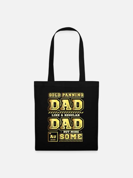 Dad wie ein normaler Vater, aber mehr Bergbau. - Stoffbeutel - Schwarz