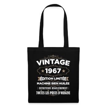 Vintage 1967 Édition Limitée - Sac en tissu - noir - Devant