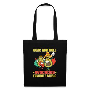 Avocado design for vegetarians and vegans - Tote Bag - black - Front