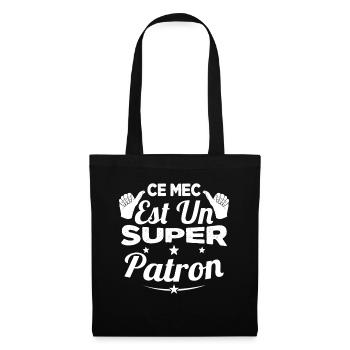 Ce Mec Est Un Super Patron - Sac en tissu - noir - Devant