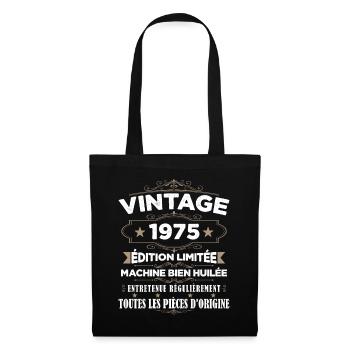 Vintage 1975 Edition Limitée - Sac en tissu - noir - Devant