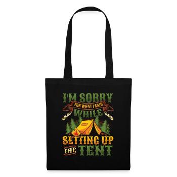 I am sorry for what I said. - Tote Bag - black - Front