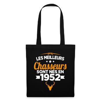 Les Meilleurs Chasseurs nés en 1952 Cadeau - Sac en tissu - noir - Devant