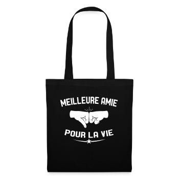 Meilleure Amie Pour La Vie Cadeau Anniversaire - Sac en tissu - noir - Devant