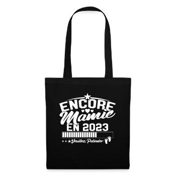 Encore Mamie En 2023 Cadeau Future Grand-mère - Sac en tissu - noir - Devant