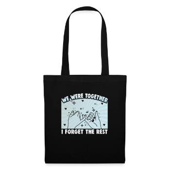 Cadeau d’amitié pour bon ami - Sac en tissu - noir - Devant