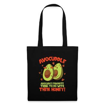 Avocado design for vegetarians and vegans - Tote Bag - black - Front