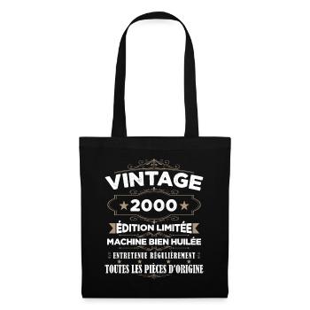 Vintage 2000 Édition Limitée - Sac en tissu - noir - Devant