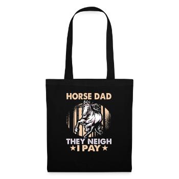 Equestrian and equestrian design for horse lovers - Tote Bag - black - Front