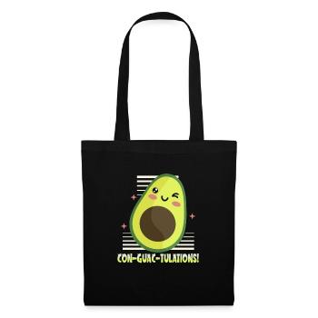 Avocado design for vegetarians and vegans - Tote Bag - black - Front