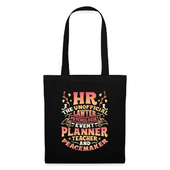 Hr Human Resources - Tote Bag - black - Front