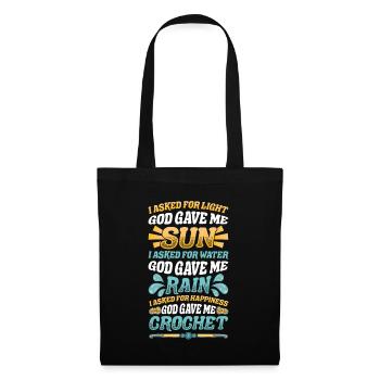Crochet lucky yarns - Tote Bag - black - Front