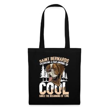 Saint Bernards Producing A Fair Amount Of Cool - Stoffbeutel - Schwarz - Vorne