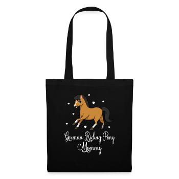 Horse lovers - German Riding Pony Mommy - Tote Bag - black - Front