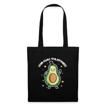 Avocado design for vegetarians and vegans - Tote Bag - black - Front