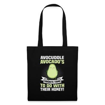 Avocado design for vegetarians and vegans - Tote Bag - black - Front