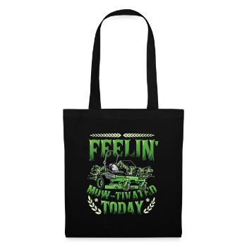 Feelin' Mow - Agent d’application de la loi motivé - Sac en tissu - noir - Devant
