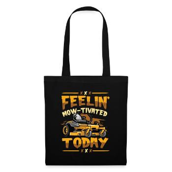 Feelin' Mow - Agent d’application de la loi motivé - Sac en tissu - noir - Devant