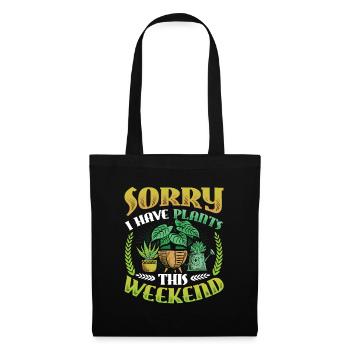 Sorry that this weekend - Tote Bag - black - Front