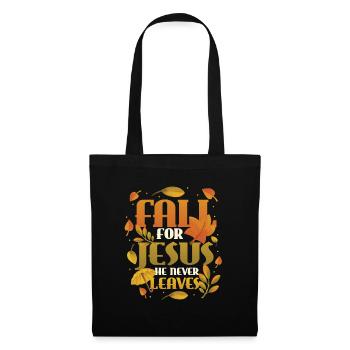 Fall for Jesus, He Never Leaves the Religious - Tote Bag - black - Front