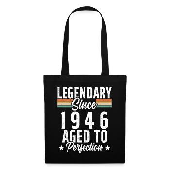 Légendaire Depuis 1946 - Sac en tissu - noir - Devant