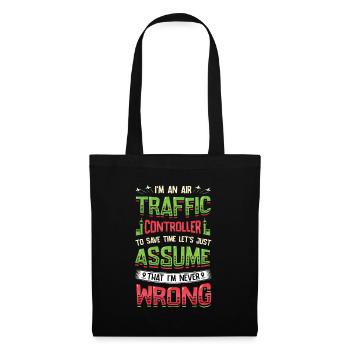 Air traffic controller, radar flight control. - Tote Bag - black - Front