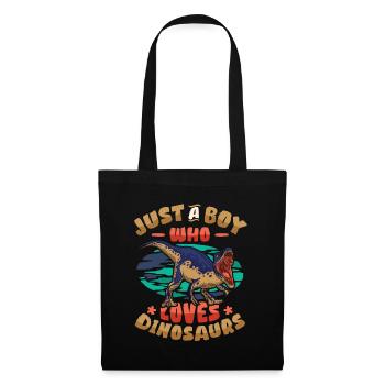 Just A Boy Who Loves Dinosaurs. Young Dinosaur - Tote Bag - black - Front