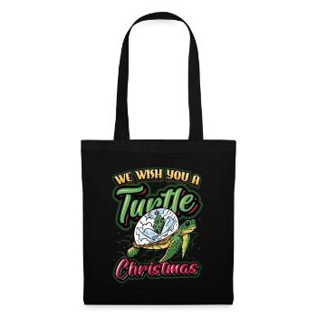We wish you a Christmas rich in turtles. - Tote Bag - black - Front