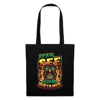 Je peux vous voir de loin Cartes du Taro - Sac en tissu - noir - Devant