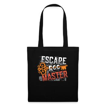 Escape Room, Master Escape Room, Geburtstag. - Stoffbeutel - Schwarz - Vorne