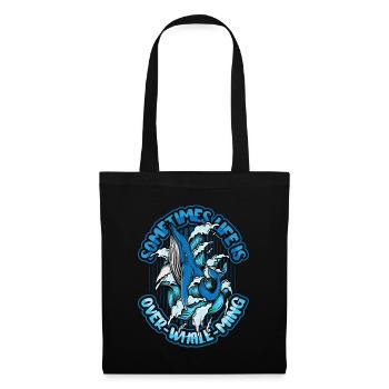 Sometimes life is too good to be true - Tote Bag - black - Front