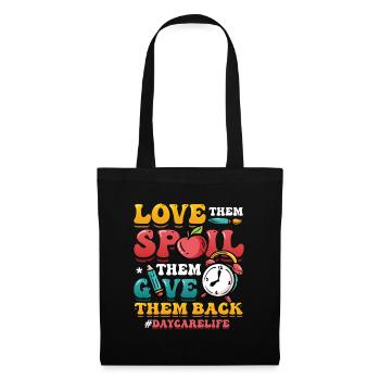 Aimez-les gâtés, elle leur rend Kita-leben - Sac en tissu - noir - Devant