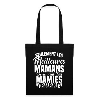 Les Meilleures Mamans Deviennent des Mamie 2023 - Sac en tissu - noir - Devant