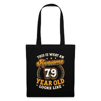 This is what a great 79-year-old looks like. - Tote Bag - black - Front