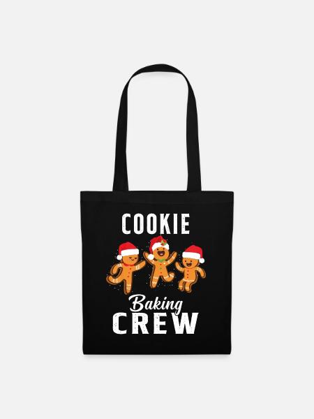Cookie Baking Crew Cookie Geschenk - Stoffbeutel - Schwarz