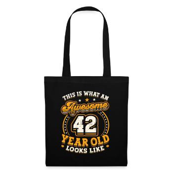 This is what a great 42-year-old looks like. - Tote Bag - black - Front