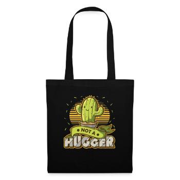 Pas de cactus câlins - Sac en tissu - noir - Devant