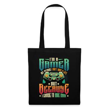 Gamers Have Many Lives Video Games Boys Play - Tote Bag - black - Front