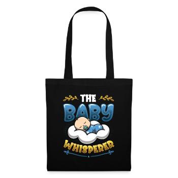 The Baby Whisperer Nounou Childminder Baby-sitter - Sac en tissu - noir - Devant