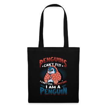 Penguins can't fly - Tote Bag - black - Front